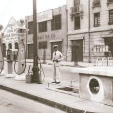Estación de Servicio en 1956